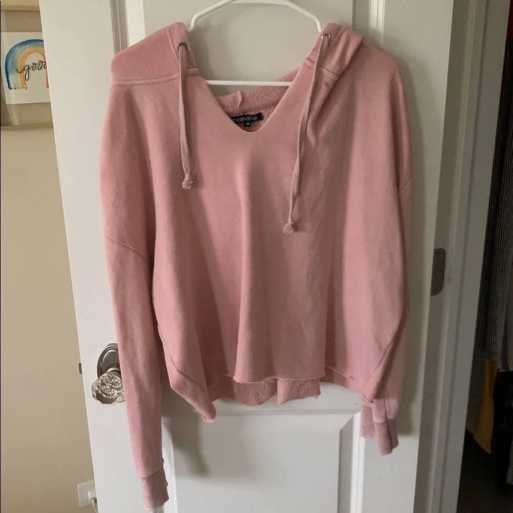 Cropped Pink Hoodie!